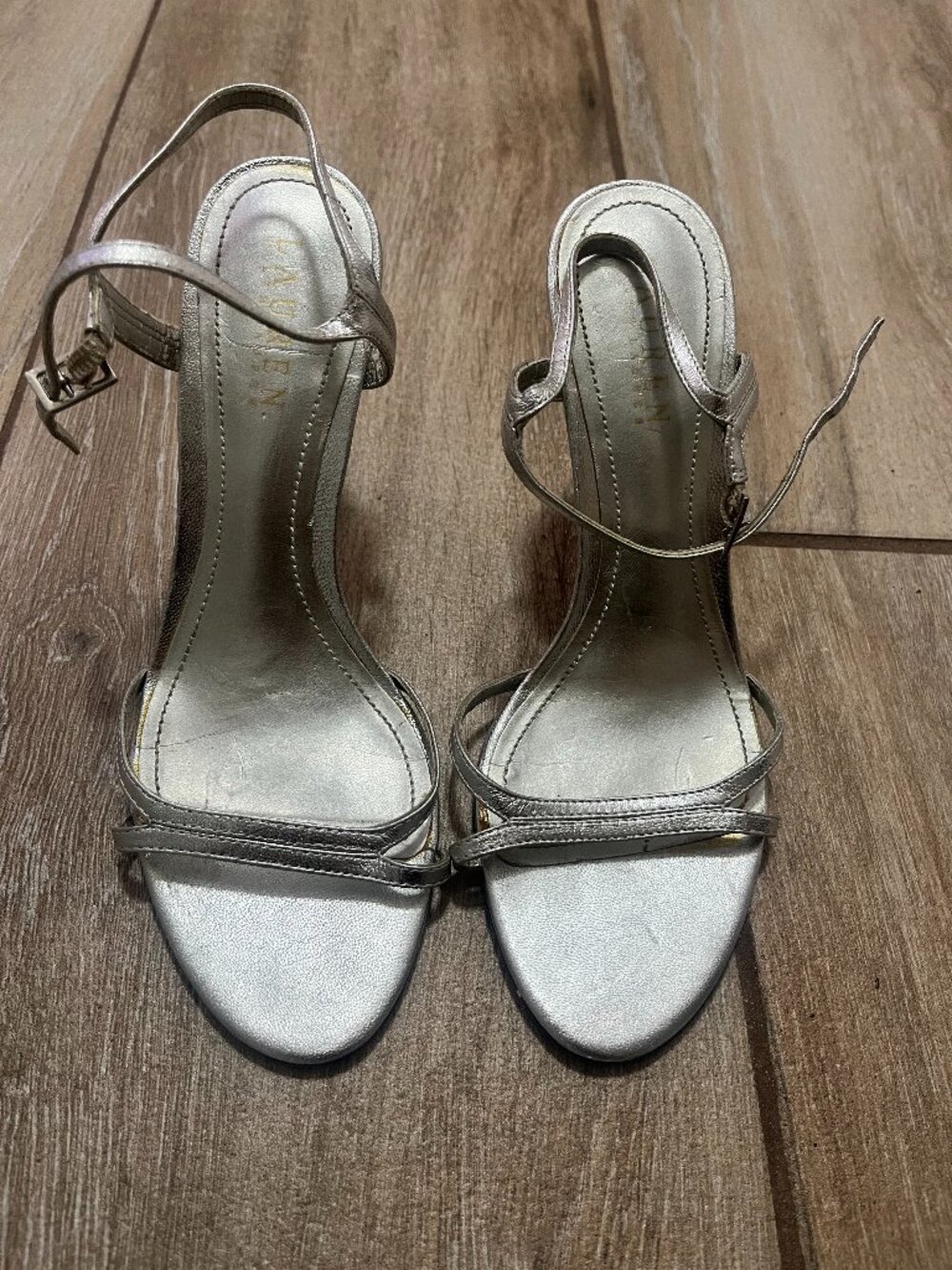 Silver heels